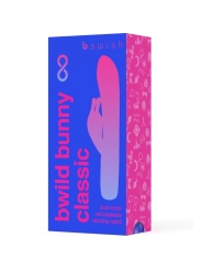 Bwild Bunny Infinite Klassischer Wiederaufladbarer Vibrator aus Blauem Silikon von B Swish