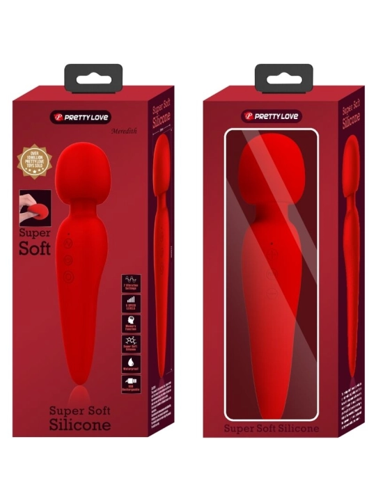 Meredith Massager 12 Vibrationsmodi Rot von Pretty Love Smart