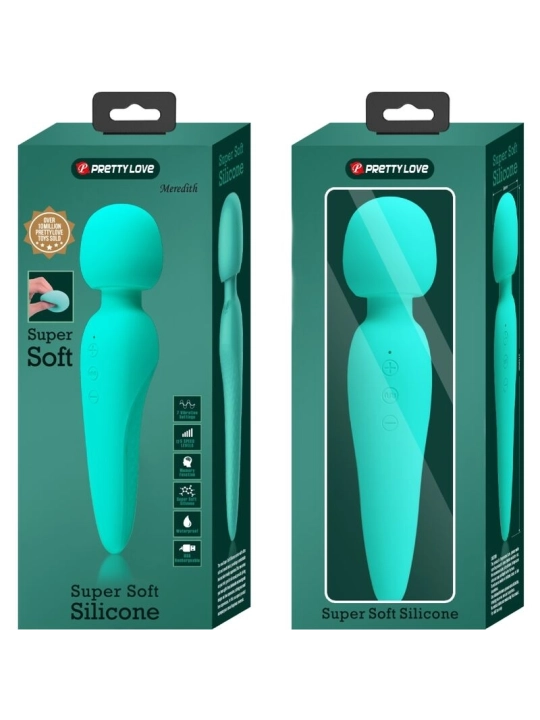 Meredith Massager 12 Vibrationsmodi Aqua Grün von Pretty Love Smart