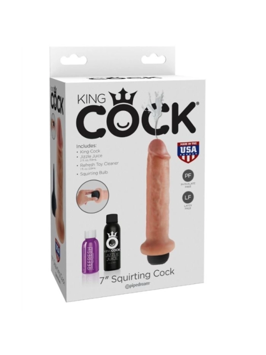 17.8 cm Spritzender Hahn von King Cock