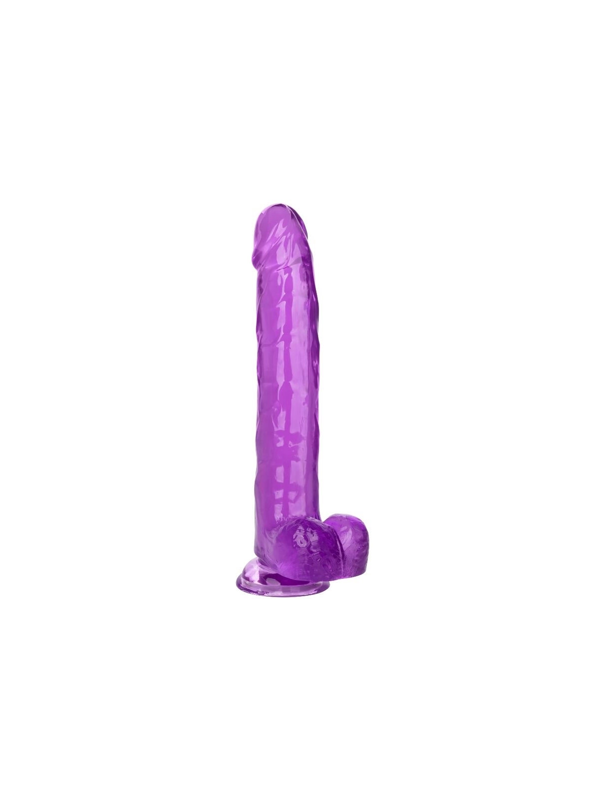 Grösse Königin-Dildo Lila 25.5 cm von Calexotics