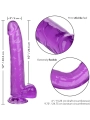 Grösse Königin-Dildo Lila 25.5 cm von Calexotics