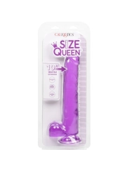 Grösse Königin-Dildo Lila 25.5 cm von Calexotics