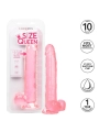 Grösse Königin-Dildo Rosa 25.5 cm von Calexotics