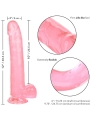 Grösse Königin-Dildo Rosa 25.5 cm von Calexotics