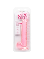 Grösse Königin-Dildo Rosa 25.5 cm von Calexotics