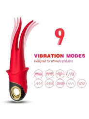 Shadow Vibrator Doppelkopf Teasing Rot von Armony Vibrators