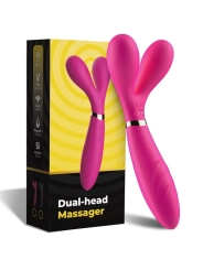 Y-Wand Massager & Vibrator Doppelkopf Fuchsia von Armony Massagers