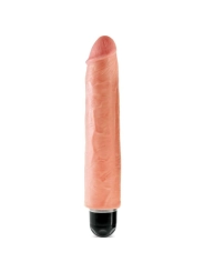 Steifer Realistischer Vibrator 25.4 cm Natürlich von King Cock