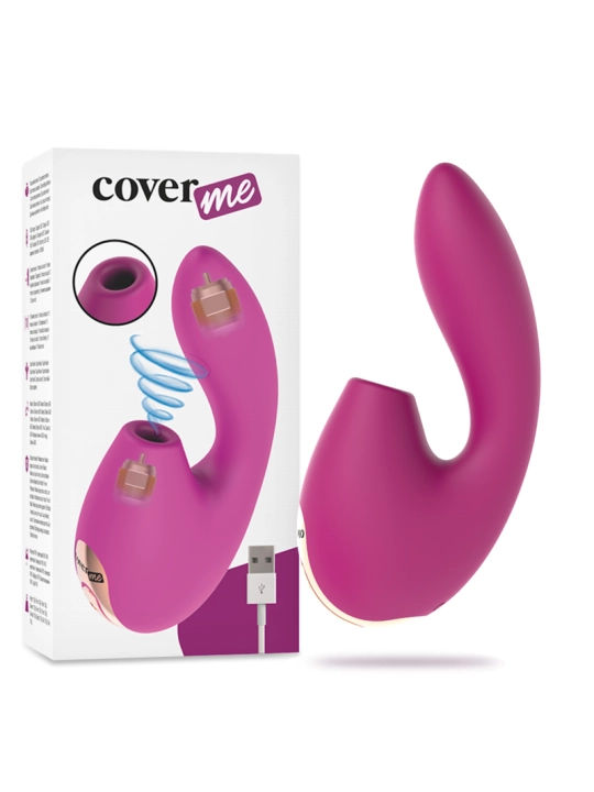 Klitorasaugung & Leistungsstarker G-Spot-Rush-Vibrator von Coverme