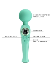 Skyler Green Wand Vibrator von Pretty Love Led