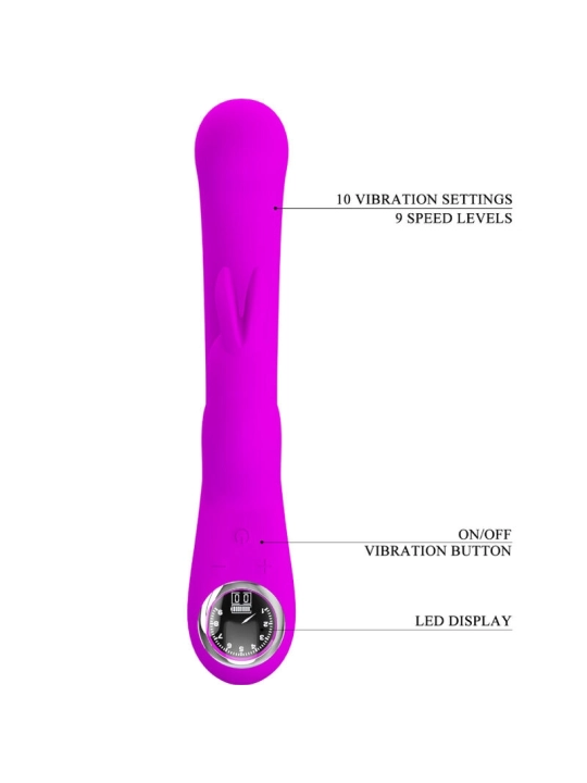 Lamar Rabbit Vibrator & Violetter G-Spot von Pretty Love Flirtation