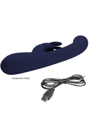 Lamar Rabbit Vibrator & Blauer G-Spot von Pretty Love Led