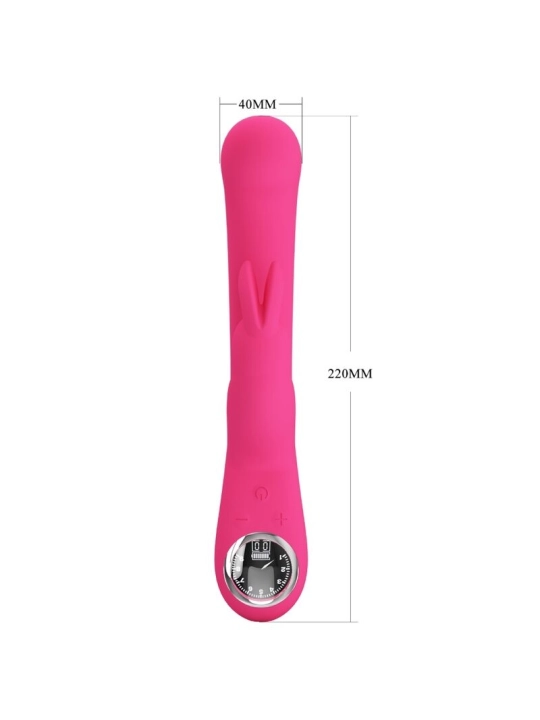 Lamar Rabbit Vibrator & Rosa G-Spot von Pretty Love Led