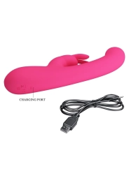 Lamar Rabbit Vibrator & Rosa G-Spot von Pretty Love Led