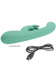 Lamar Rabbit Vibrator & Grüner G-Spot von Pretty Love Led