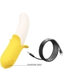 Banana Geek Super Power 7 Vibrationen Up&Down Silikon Schwarz von Pretty Love