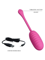 Catalina Pink Wiederaufladbares Vibrations-Ei von Pretty Love Smart