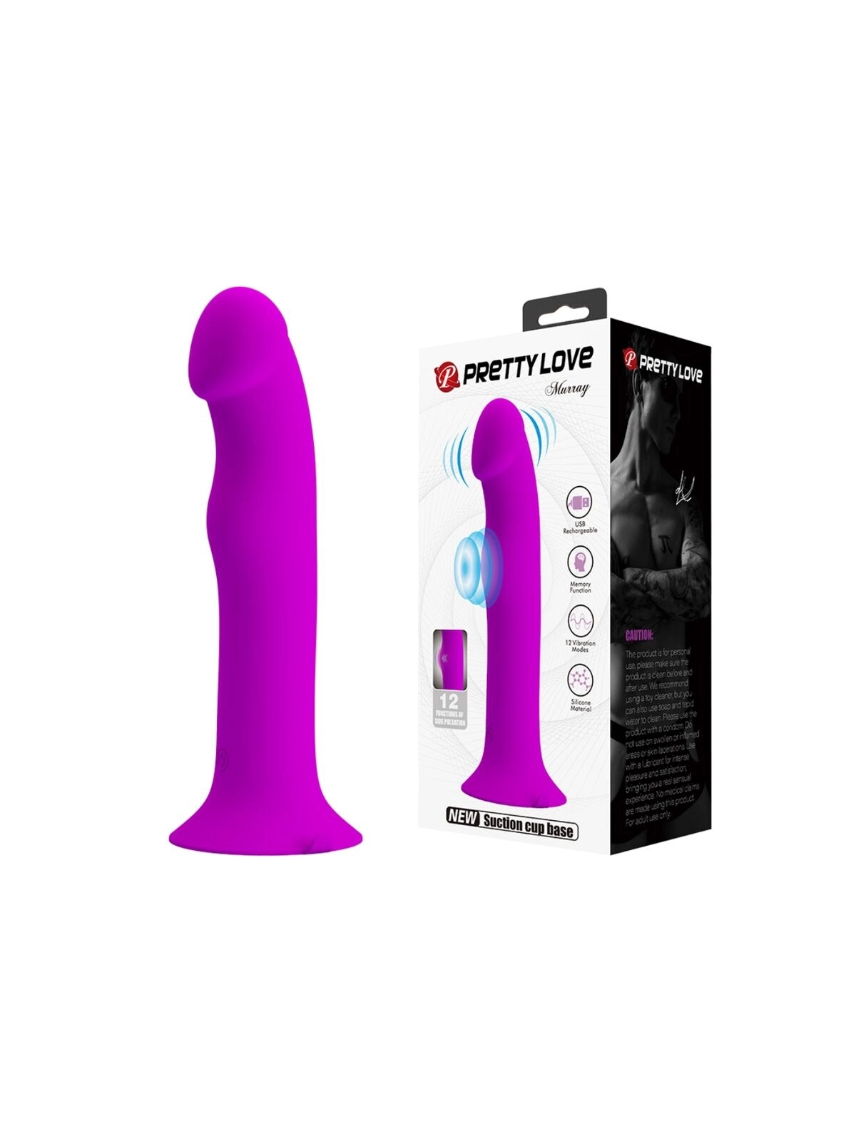 Murray Vibrator und G-Punkt-Stimulator Lila von Pretty Love Flirtation