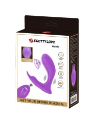 Idabelle Vibration & Pulsation Fernbedienbares Violett von Pretty Love Bottom