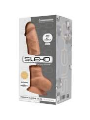 Model 1 Realistischer Penis Premium Silexpan Silikon Karamell 23 cm von Silexd