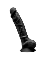 Modell 1 Realistischer Penis Premium Silexpan Silikon Schwarz 23 cm von Silexd