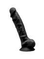 Modell 1 Realistischer Penis Premium Silexpan Silikon Schwarz 23 cm von Silexd