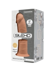 Modell 2 Realistischer Penis Premium Silexpan Silikon Karamell 23 cm von Silexd