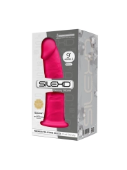 Modell 2 Realistischer Penis Premium Silexpan Silikon Fuchsia 23 cm von Silexd