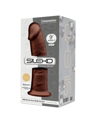 Modell 2 Realistischer Penis Premium Silexpan Silikon Braun 23 cm von Silexd