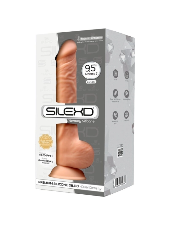 Model 1 Realistischer Penis Premium Silexpan Silikon 24 cm von Silexd