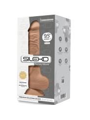 Model 1 Realistischer Penis Premium Silexpan Silikon Karamell 24 cm von Silexd