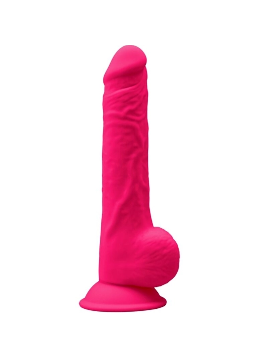 Modell 1 Realistischer Penis Premium Silexpan Silikon Fuchsia 24 cm von Silexd