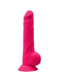 Modell 1 Realistischer Penis Premium Silexpan Silikon Fuchsia 24 cm von Silexd