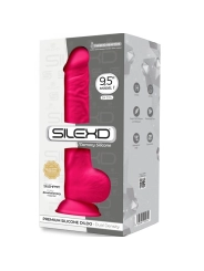 Modell 1 Realistischer Penis Premium Silexpan Silikon Fuchsia 24 cm von Silexd