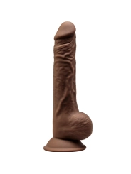 Model 1 Realistischer Penis Premium Silexpan Silikon Braun 24 cm von Silexd