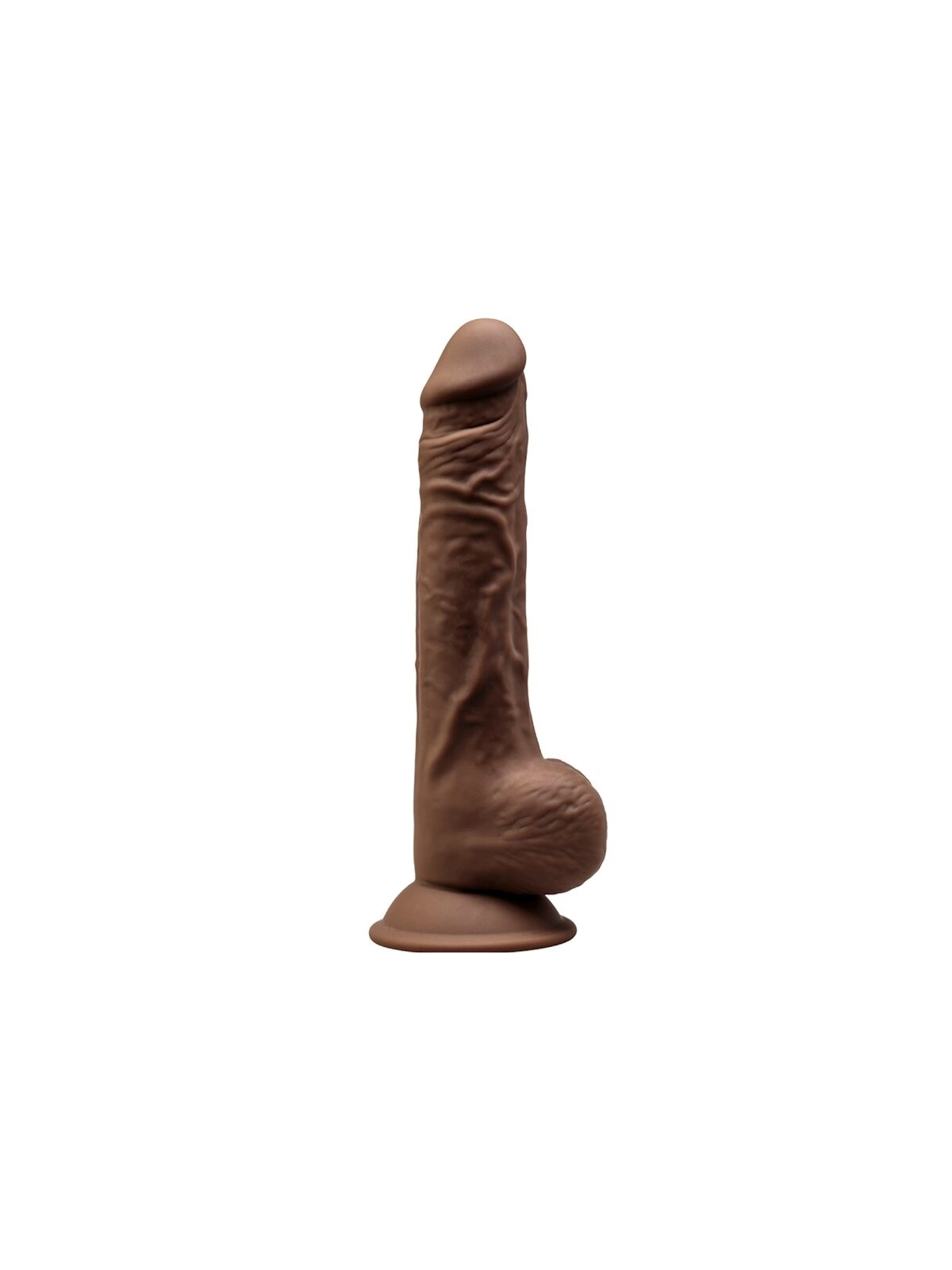 Model 1 Realistischer Penis Premium Silexpan Silikon Braun 24 cm von Silexd