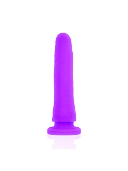 Toys Harness + Dildo Lila Silikon 17 cm -O- 3 cm von Deltaclub