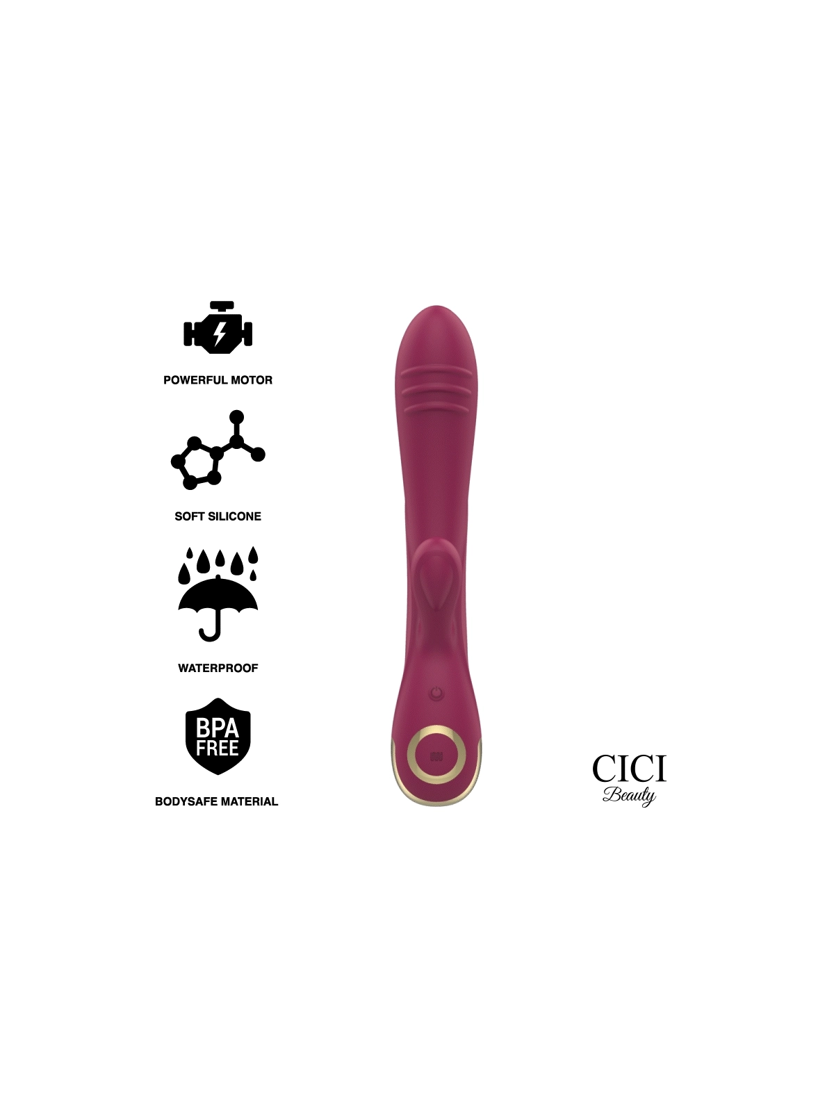 Premium Silikon Kaninchen Vibrator von Cici Beauty