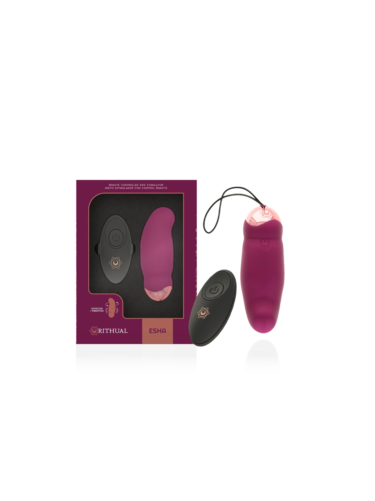 Esha Egg Fernbedienungssystem Rotation + Vibration von Rithual