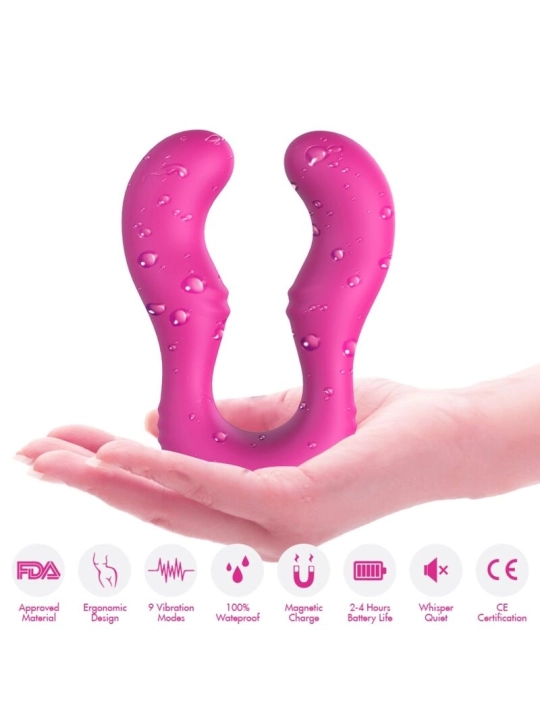 Seraph Vibrator Doppelte Fernbedienbares Fuchsia von Armony Vibrators