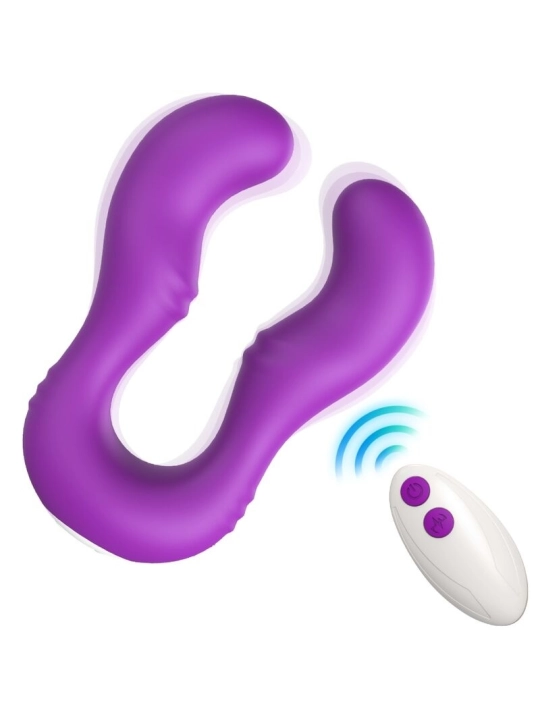 Seraph Vibrator Doppelte Fernbedienbares Lila von Armony Vibrators