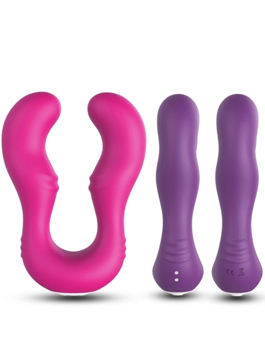 Seraph Vibrator Doppelte Fernbedienbares Lila von Armony Vibrators