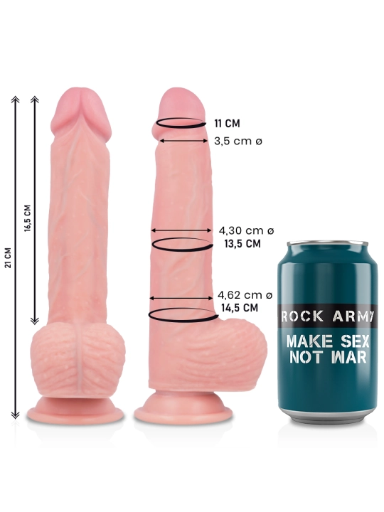 Flüssiger Silikondildo Premium Spitfire 21 cm -O- 4.62 cm von Rock Army