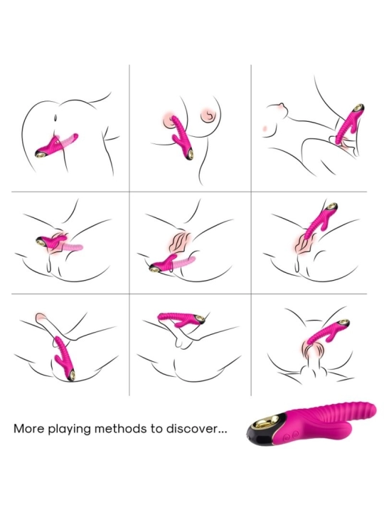 Eternity Vibrator Silikon Fuchsia von Armony Vibrators