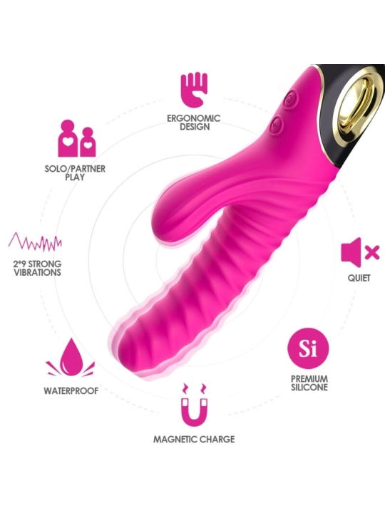 Eternity Vibrator Silikon Fuchsia von Armony Vibrators