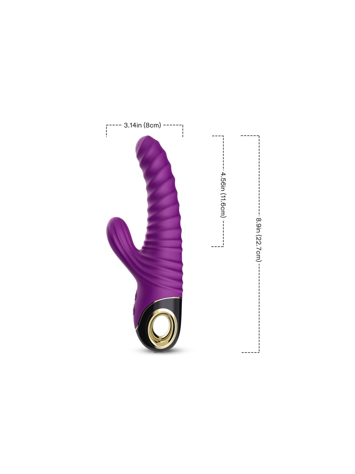 Eternity Vibrator Silikon Lila von Armony Vibrators