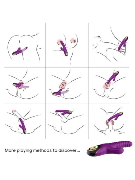 Eternity Vibrator Silikon Lila von Armony Vibrators