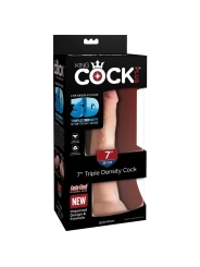 Triple Density Dildo 18 cm von King Cock Plus