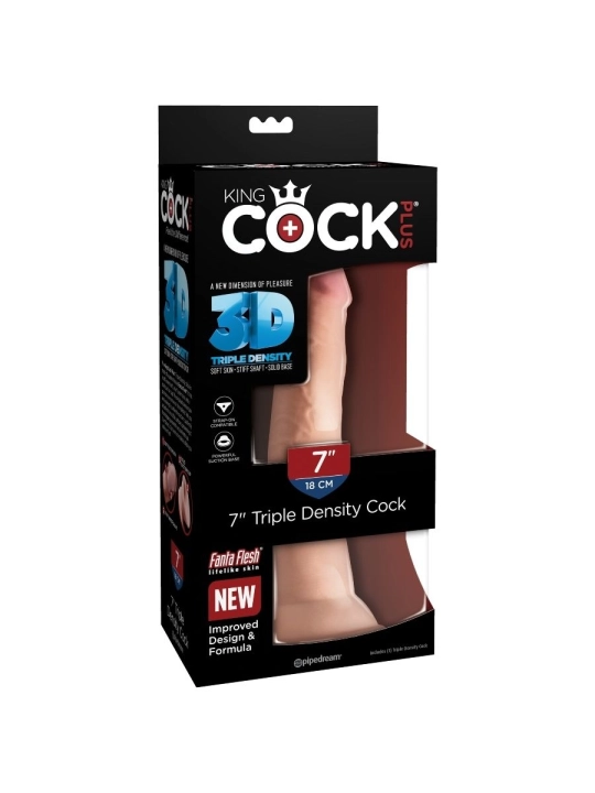 Triple Density Dildo 18 cm von King Cock Plus